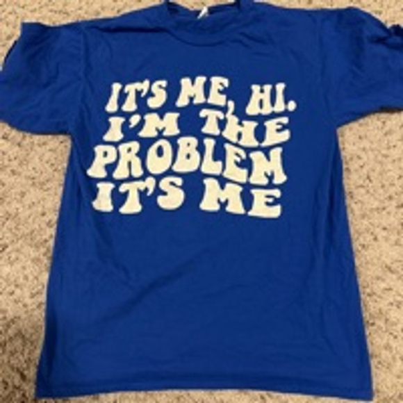 Port & Company Tops - T-Shirt Blue M Taylor Swift